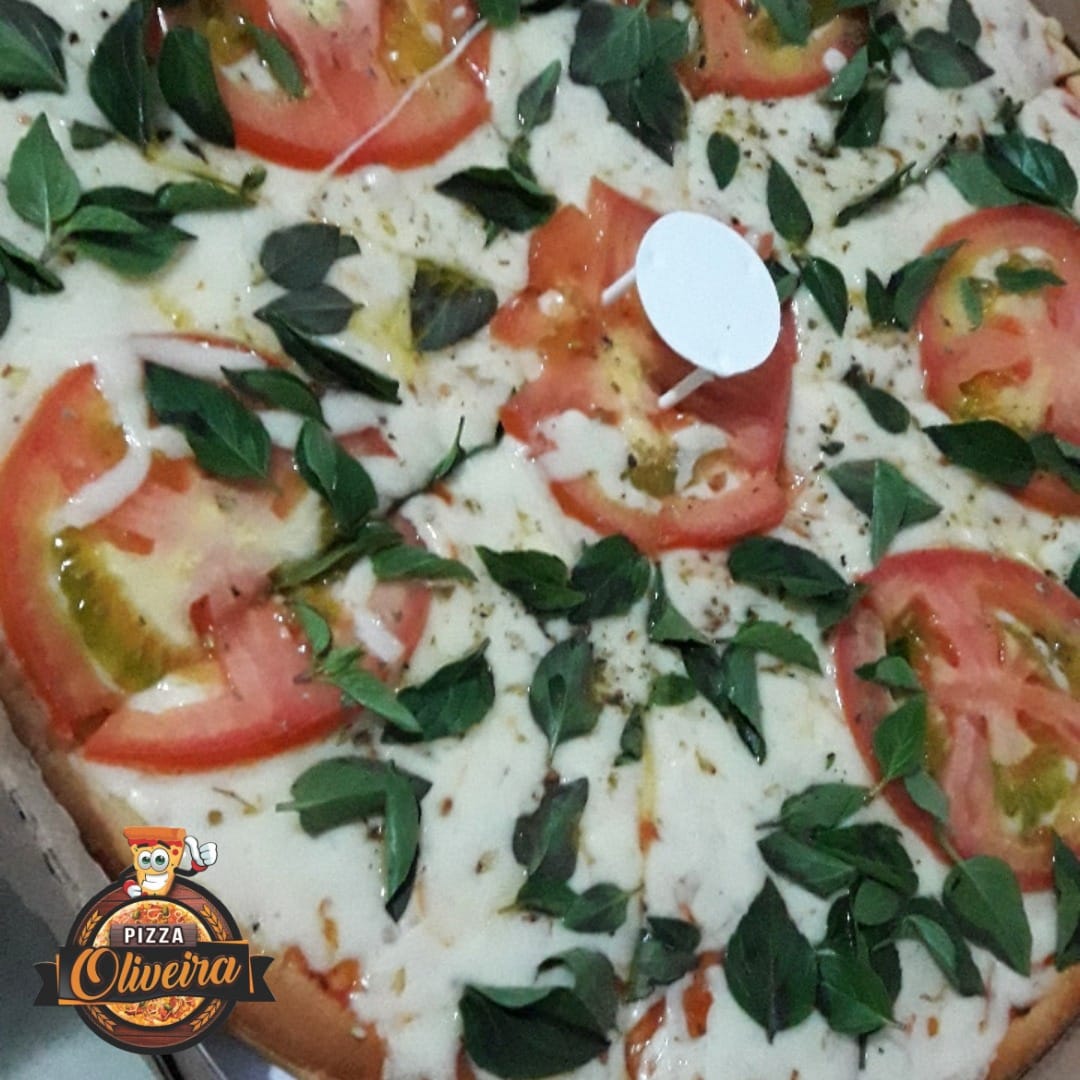 Pizza artesanal da Pizzaria Oliveira